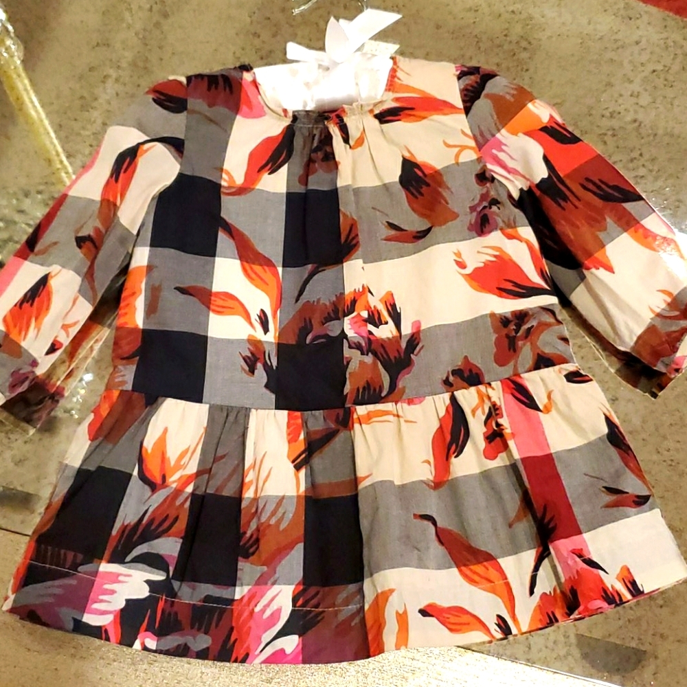 Girls burberry dress